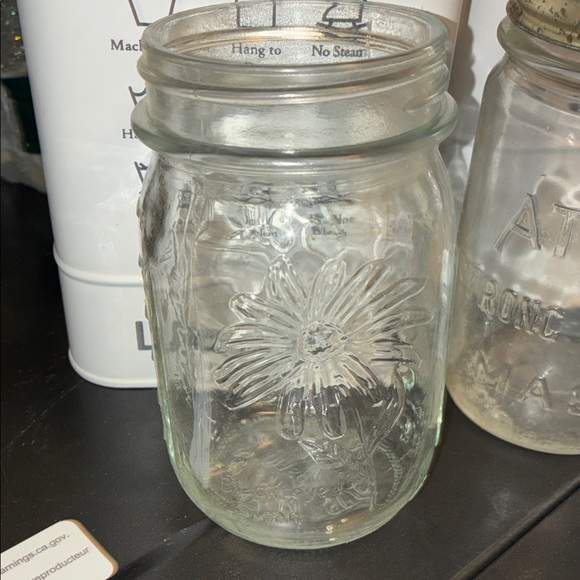 Ball Other - 1970 vintage Ball mason w sunflower Black eyed Susan